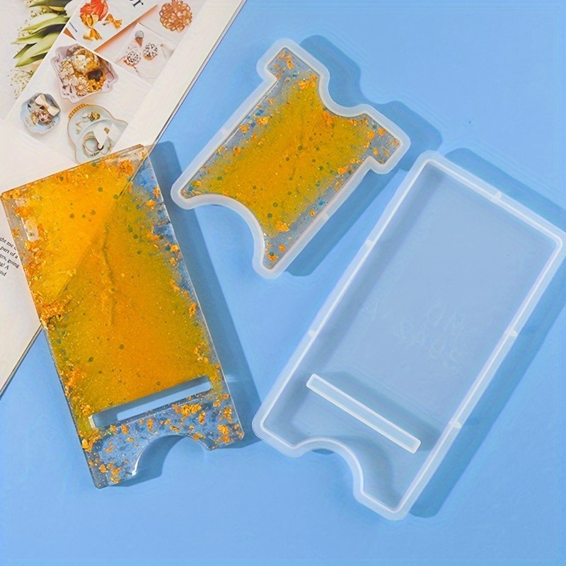 Mobile Pedestal Cabinet - 1set Phone Stand Resin Mold Mobile