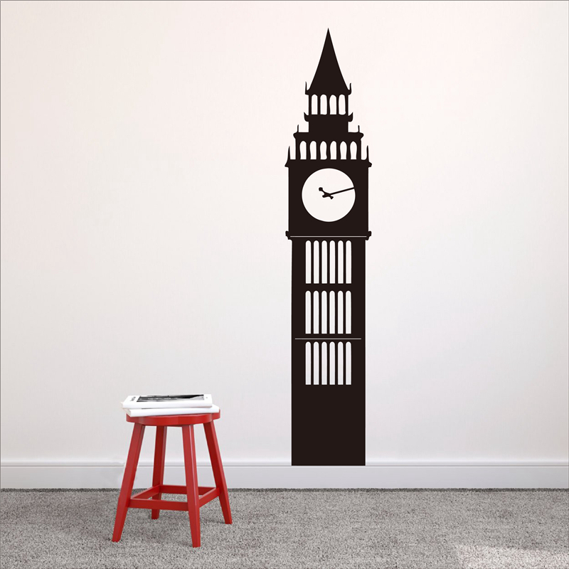 Office Furniture London - London Big Ben Clock Wall Decal