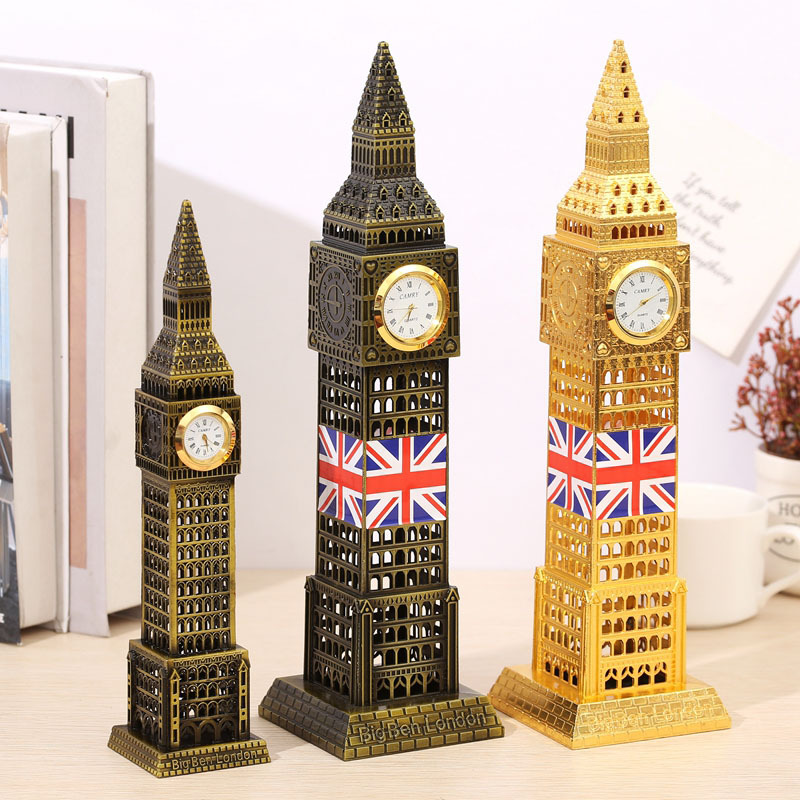 Office Furniture London - London Big Ben Model with Clock
