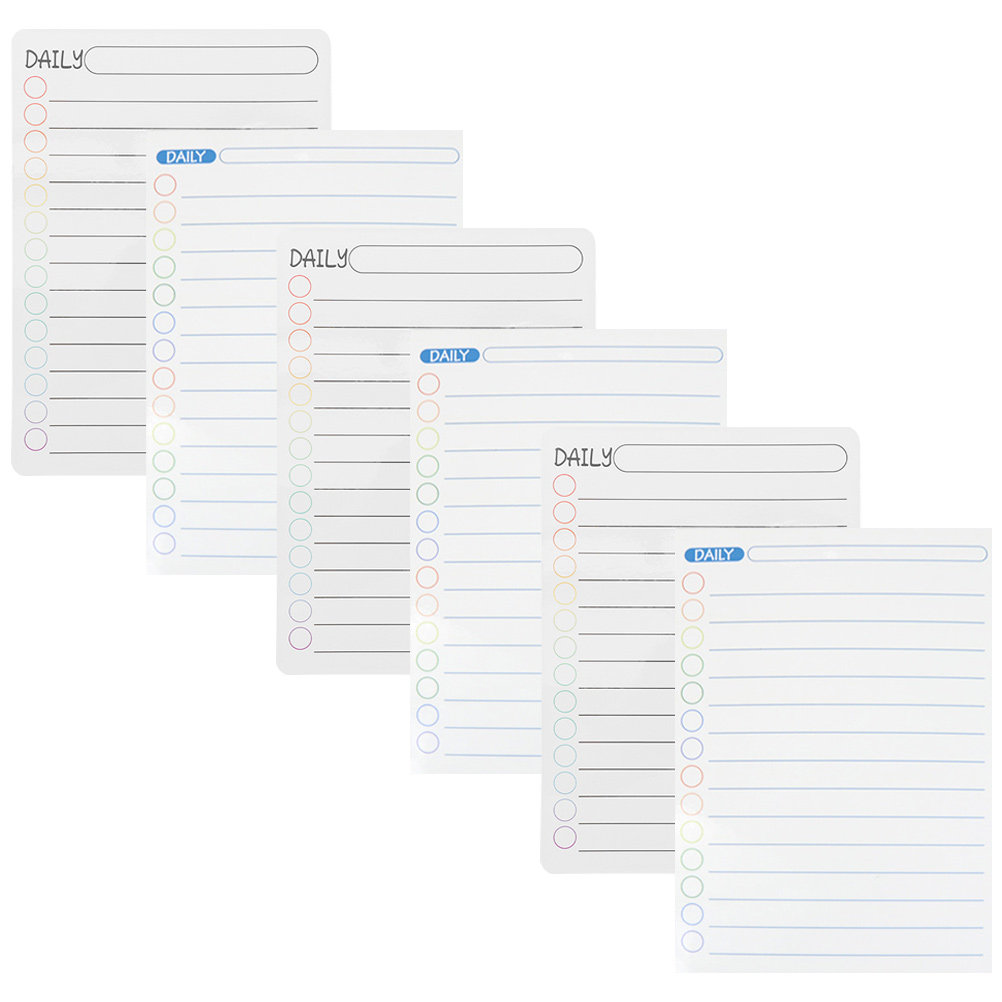 Magnetic Whiteboard Calendar - 6Sheets Magnetic Whiteboard Calendar Refrigerator Planning