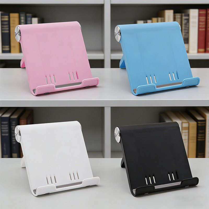 Mobile Pedestal Cabinet - Universal Foldable Desk Phone Holder Mount