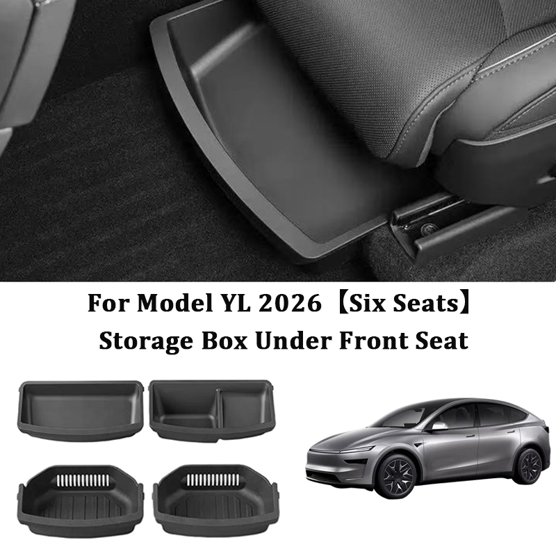 Drawer Organizer Tray - Under Seat Storage Box For Tesla