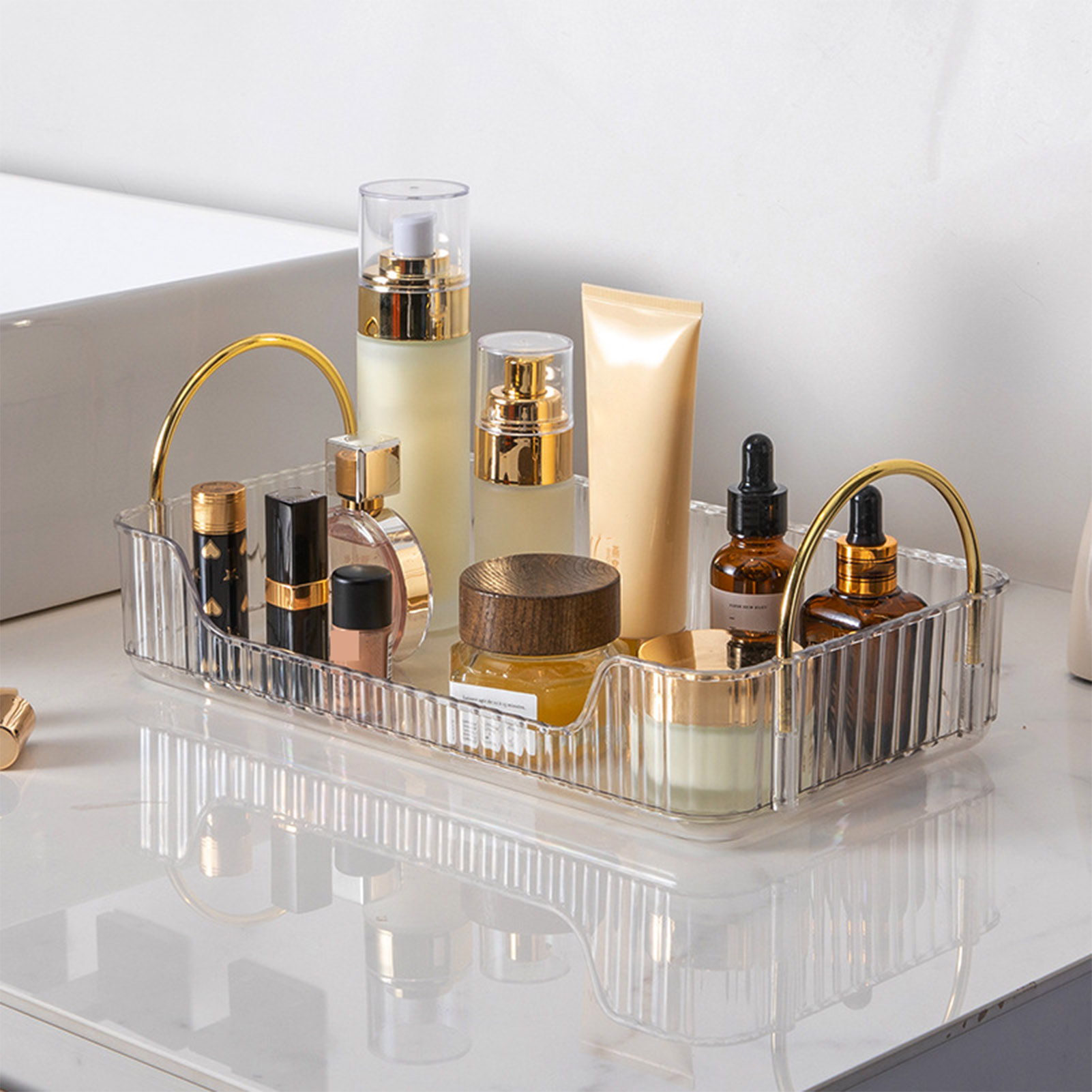 Bathroom Organizer Rack Light  - огляд і ціна Drawer Organizer Tray