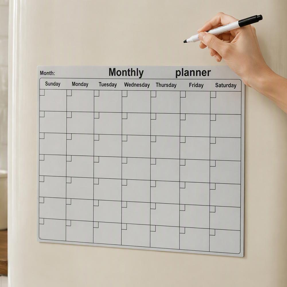 Dry Erase Magnetic Calendar Fo - огляд і ціна Magnetic Whiteboard Calendar