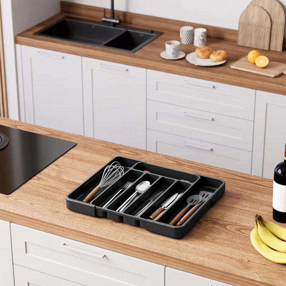 Adjustable Cutlery Drawer Orga - огляд і ціна Drawer Organizer Tray