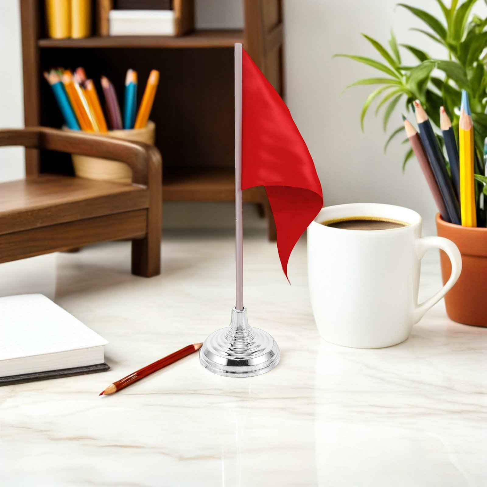 12Pcs Silver Mini Desk Flag St - огляд і ціна Office Furniture And Design