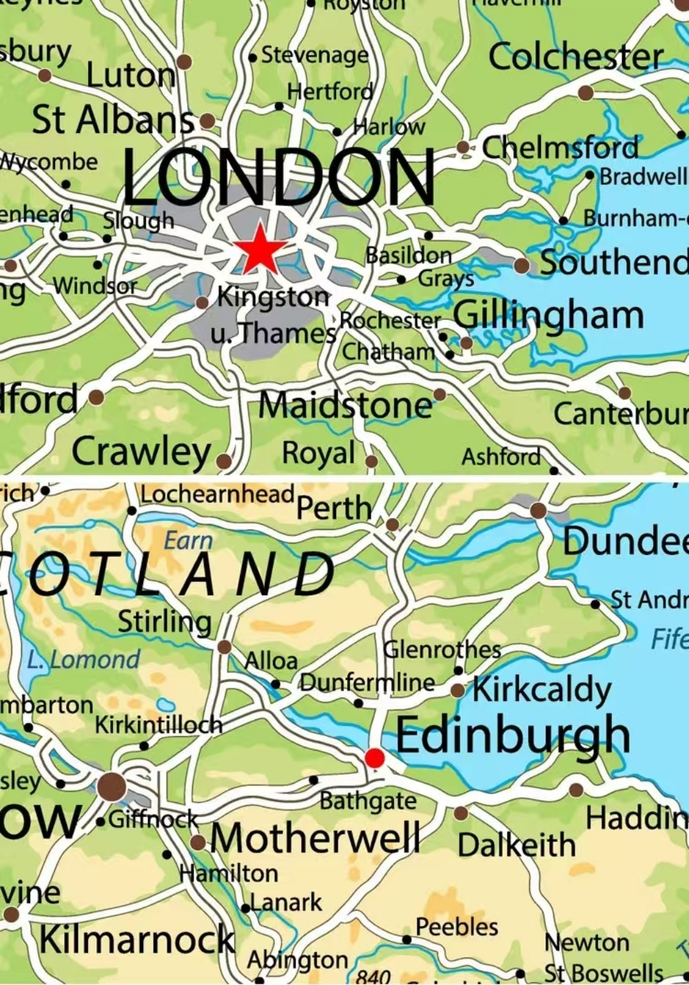 Large HD UK Map Posters Prints - огляд і ціна Office Furniture Uk