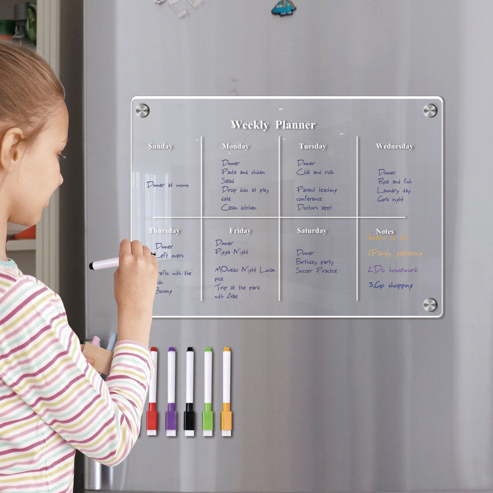 Fridge Magnet Calendar Board W - огляд і ціна Magnetic Whiteboard Calendar