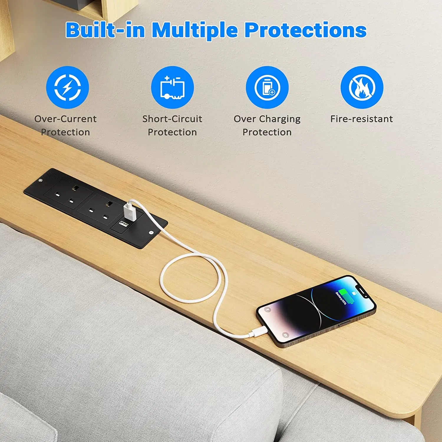 UK Embedded Table Hidden Socke - огляд і ціна Office Furniture Uk