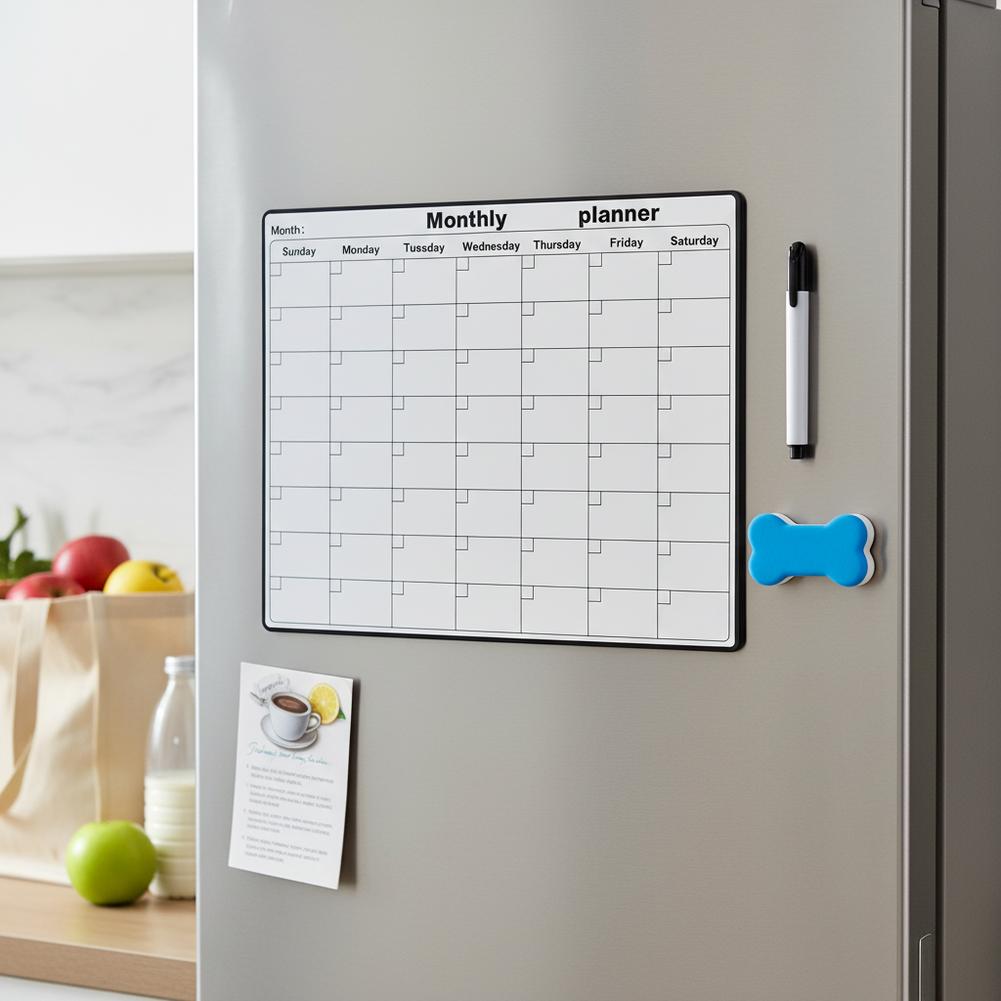 Magnetic Refrigerator Dry Eras - огляд і ціна Magnetic Whiteboard Calendar