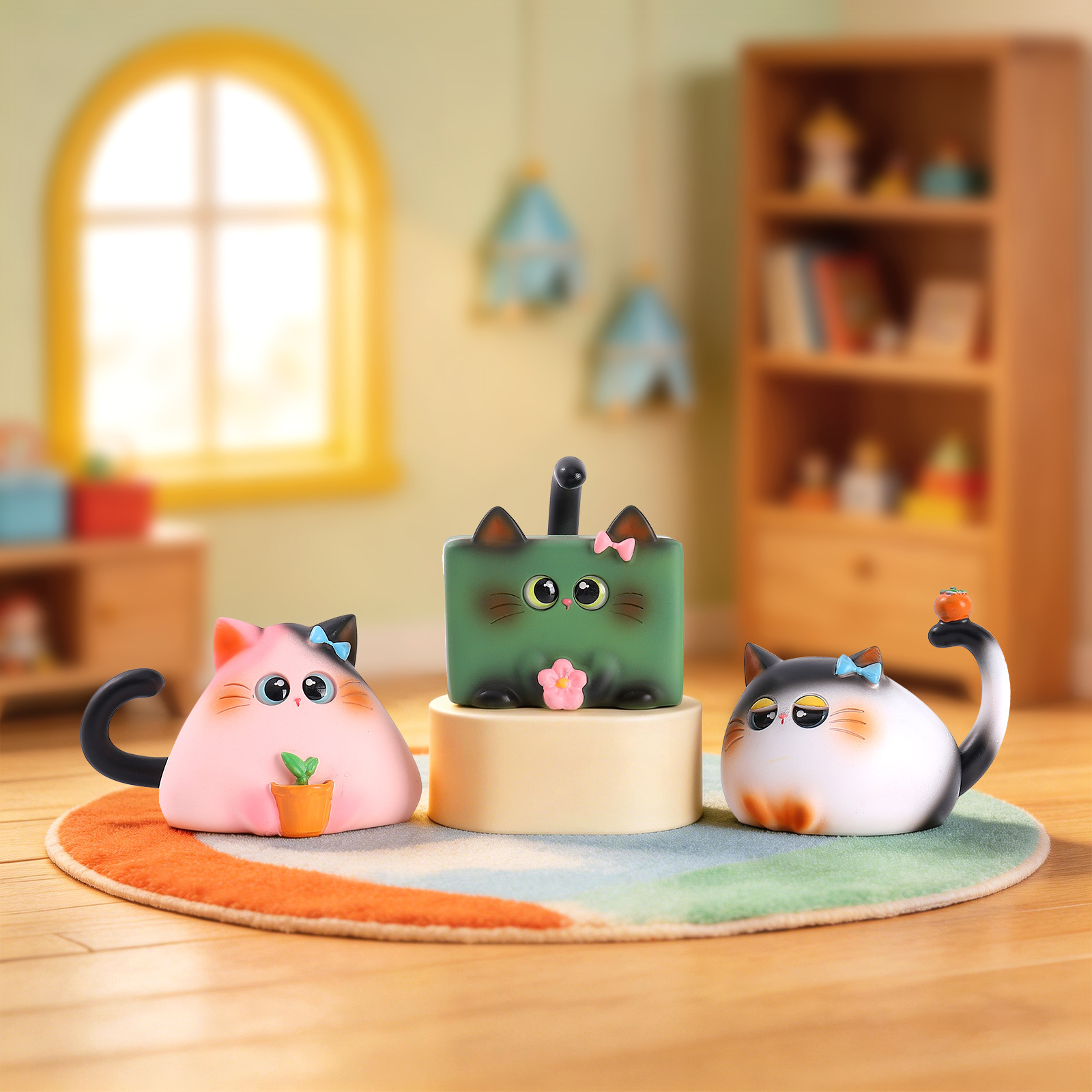 Blind Box Cat Figurine Resin C - огляд і ціна Office Furniture And Design