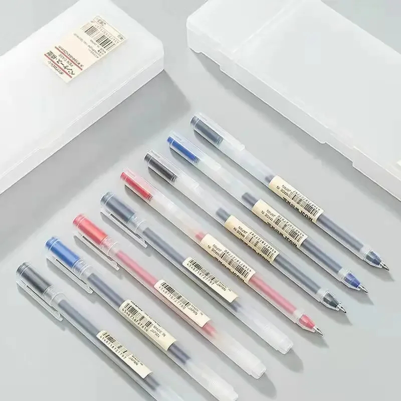 3-6Pcs Kawaii Gel Pen Black/Re - огляд і ціна Muji Stationery Gel Pen