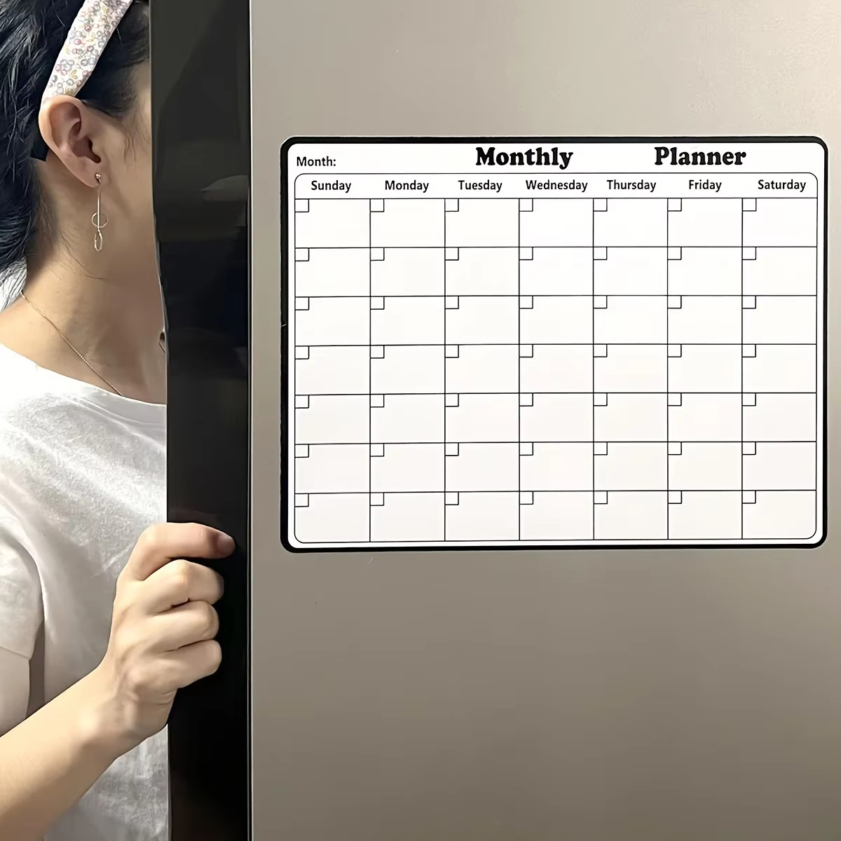 1 Pack Reusable Magnetic Refri - огляд і ціна Magnetic Whiteboard Calendar
