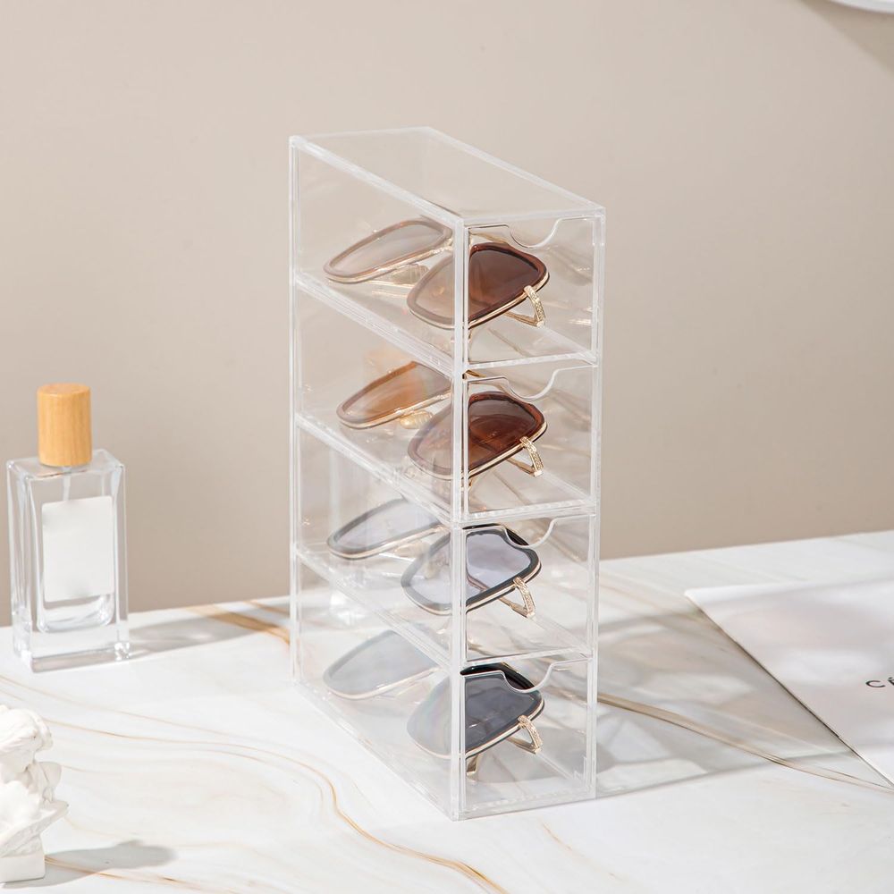 Sunglass Storage Box, Acrylic  - огляд і ціна Drawer Organizer Tray