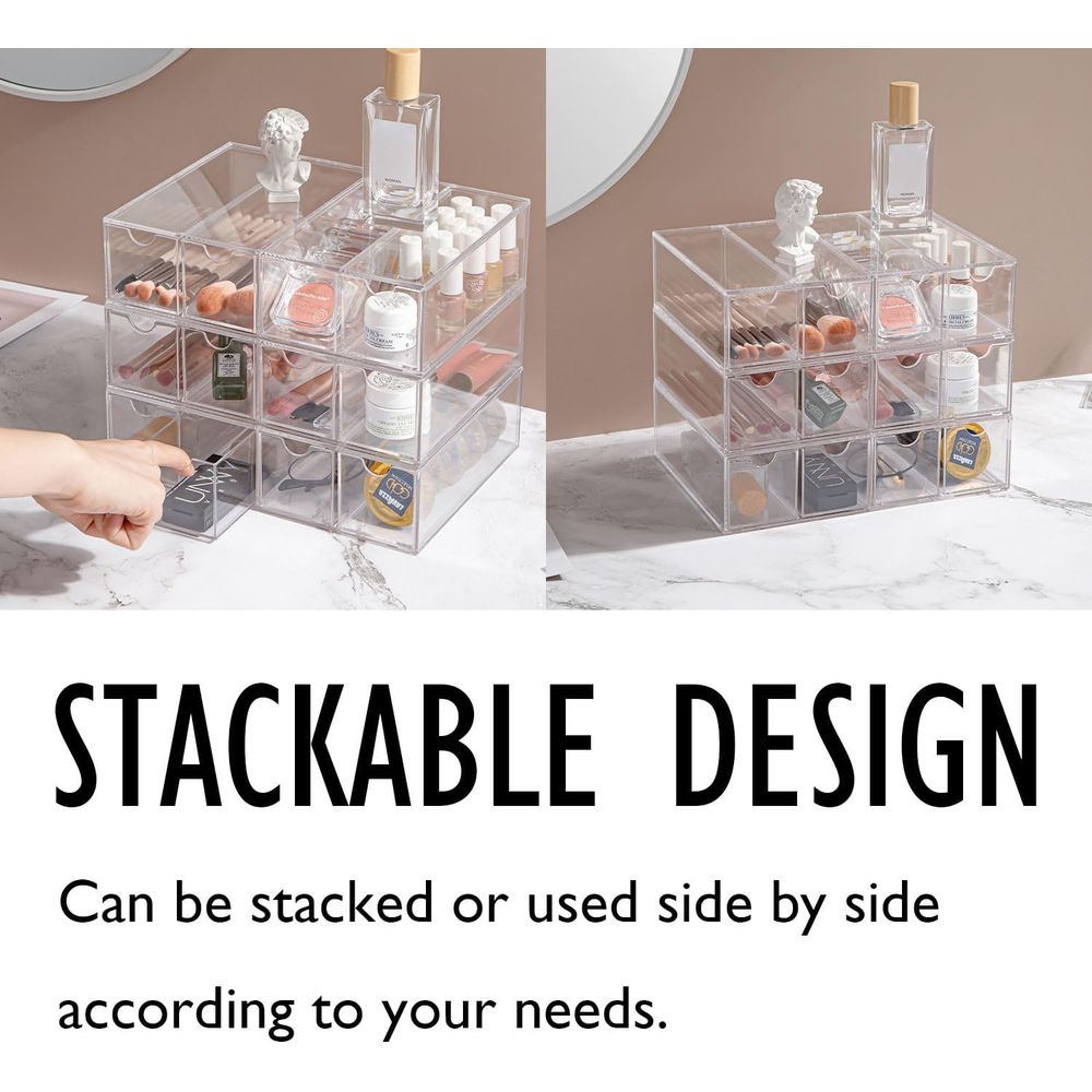 Sunglass Storage Box, Acrylic  - огляд і ціна Drawer Organizer Tray