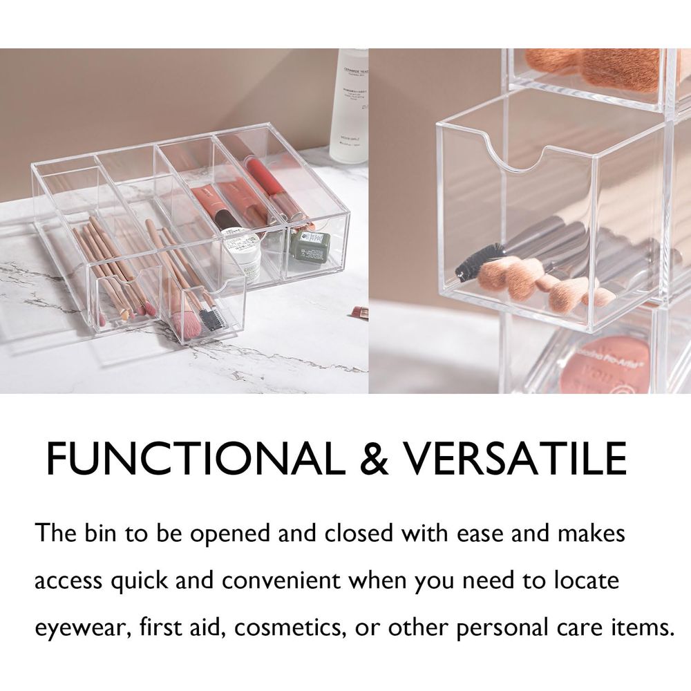 Sunglass Storage Box, Acrylic  - огляд і ціна Drawer Organizer Tray