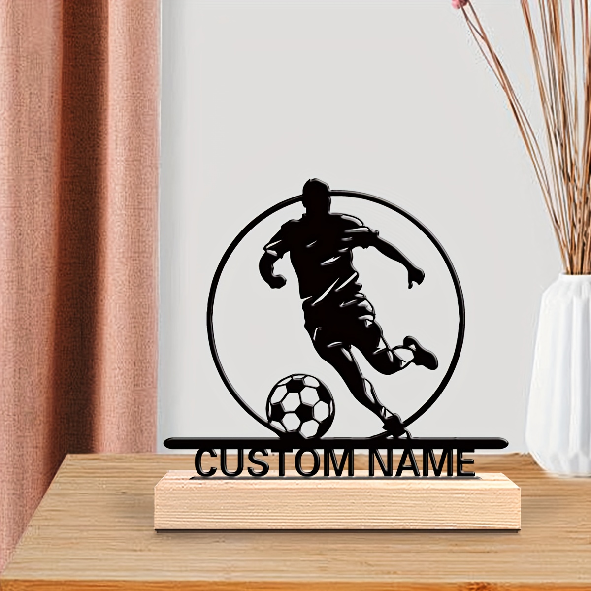 Custom Soccer Player Metal Sta - огляд і ціна Office Furniture And Design