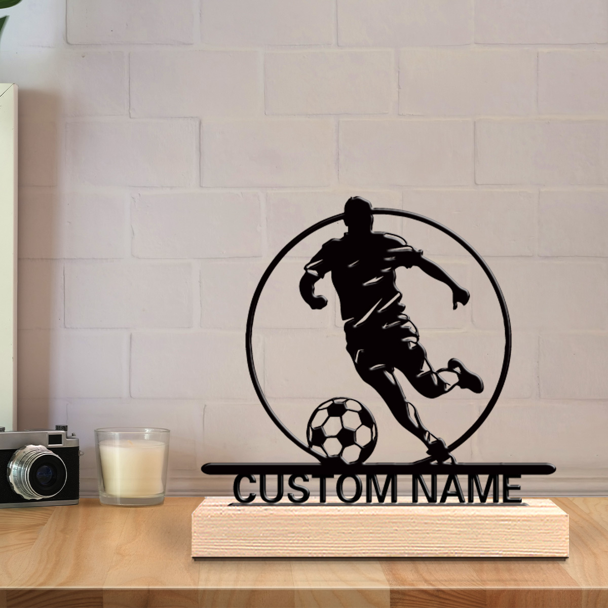 Custom Soccer Player Metal Sta - огляд і ціна Office Furniture And Design