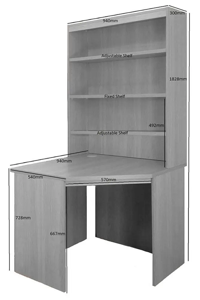 S Corner Desk Unit Computer Ta - огляд і ціна Office Furniture Uk