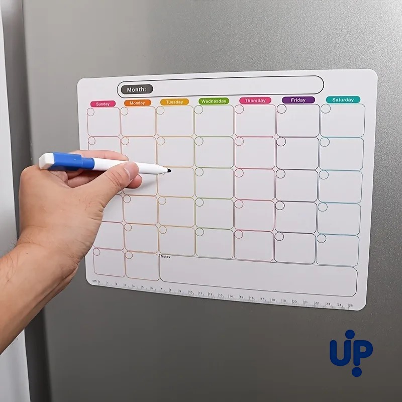 A Refrigerator Magnet ,Monthly - огляд і ціна Magnetic Whiteboard Calendar