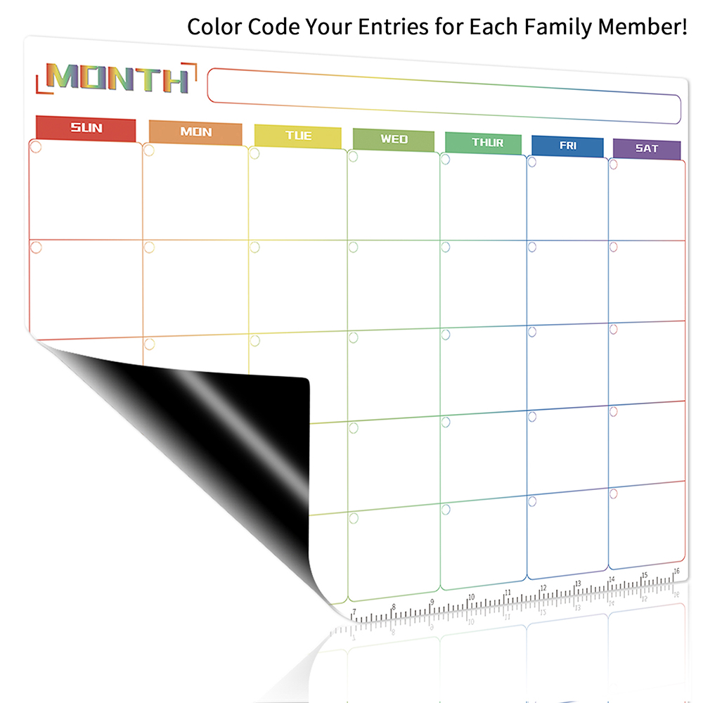 Magnetic Dry Erase Board Reusa - огляд і ціна Magnetic Whiteboard Calendar