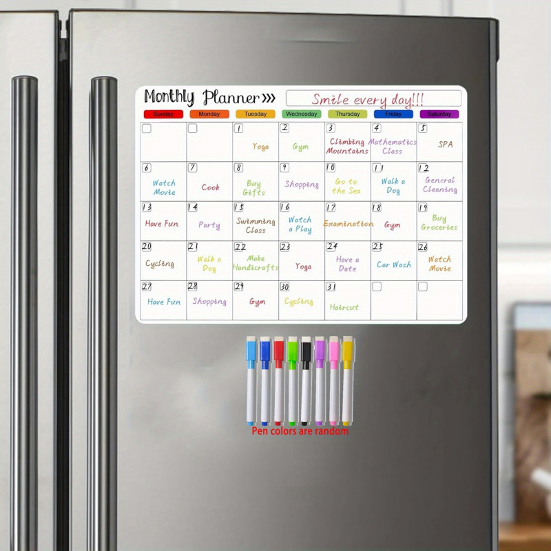 Large Size Magnetic Dry Erase  - огляд і ціна Magnetic Whiteboard Calendar
