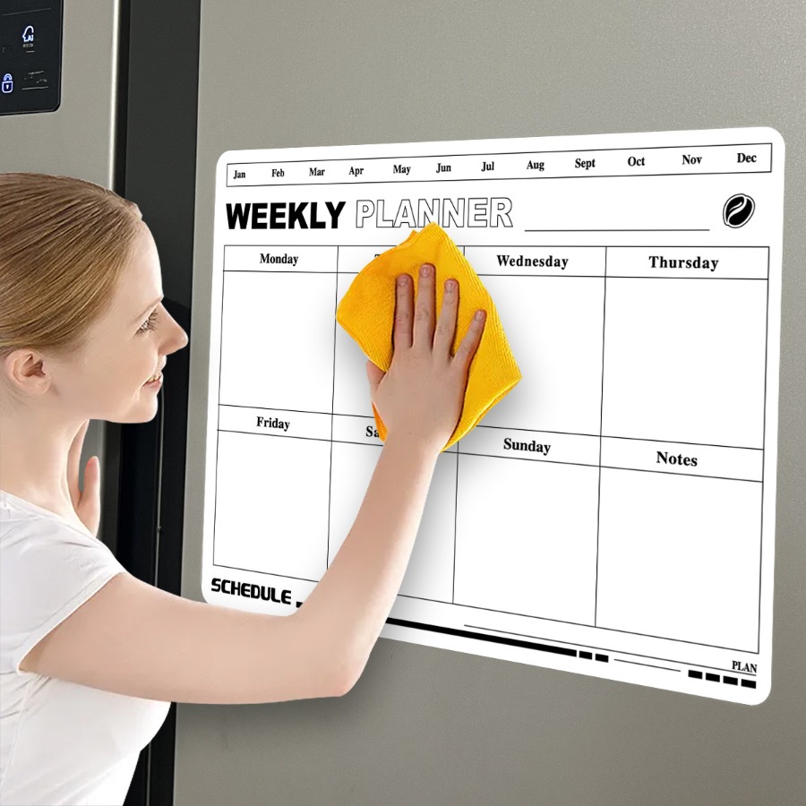 Erasable Week Plan Schedule Ca - огляд і ціна Magnetic Whiteboard Calendar