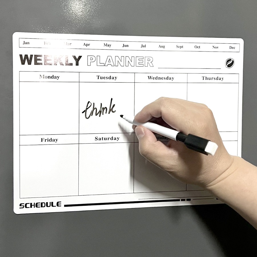 Erasable Week Plan Schedule Ca - огляд і ціна Magnetic Whiteboard Calendar