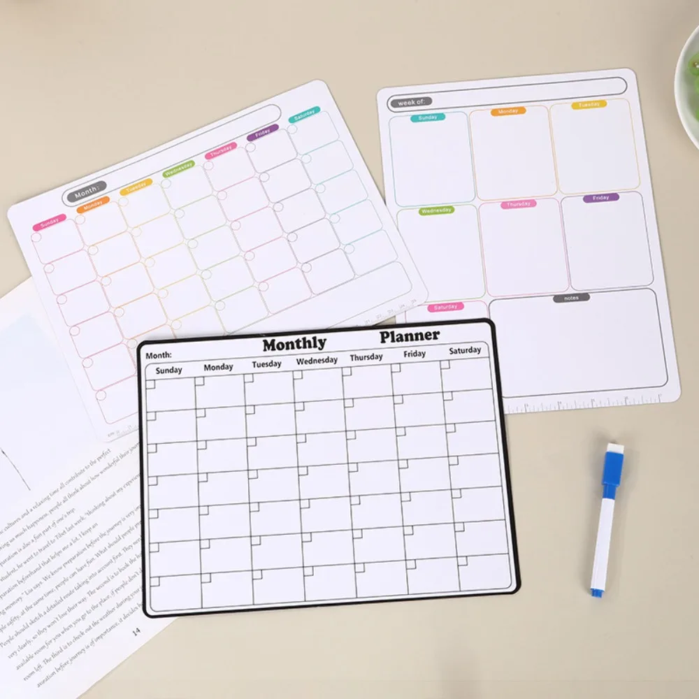 Erasable Week Plan Schedule Ca - огляд і ціна Magnetic Whiteboard Calendar