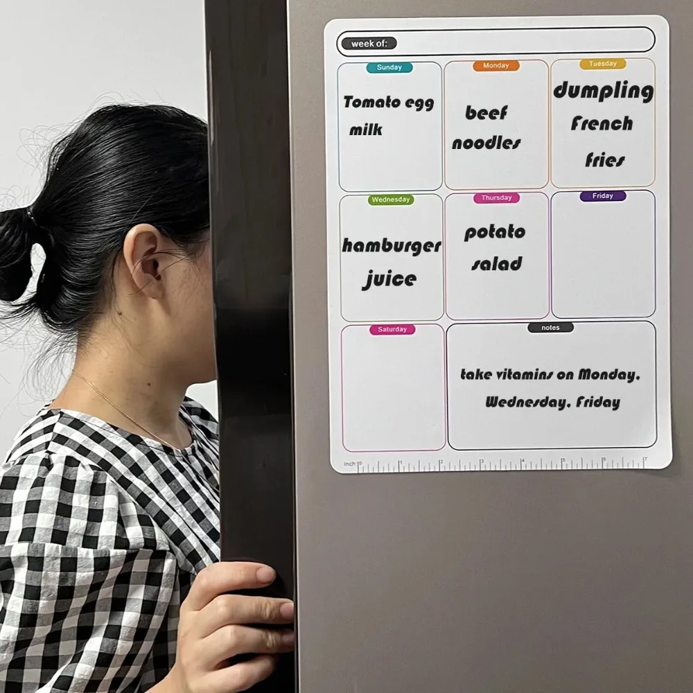 Erasable Week Plan Schedule Ca - огляд і ціна Magnetic Whiteboard Calendar