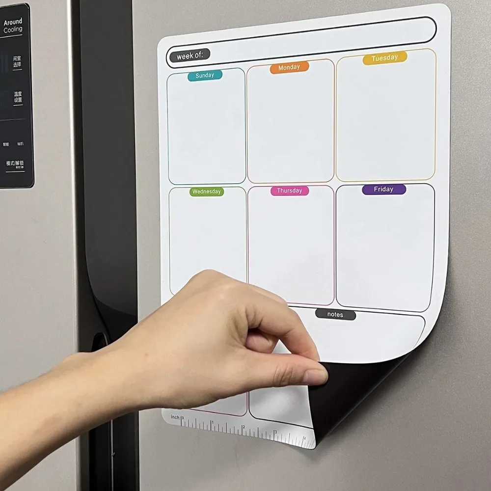 Erasable Week Plan Schedule Ca - огляд і ціна Magnetic Whiteboard Calendar