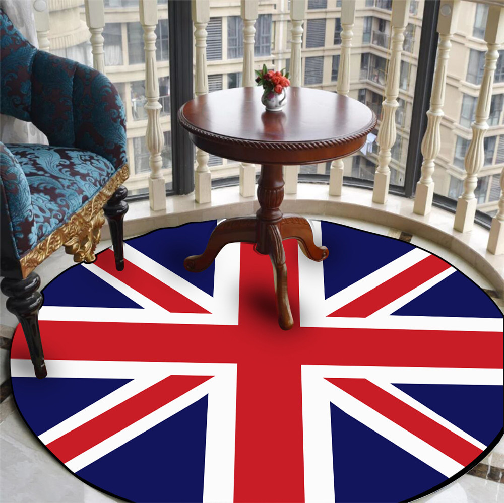 UK British Flag Print Round Ca - огляд і ціна Office Furniture Uk