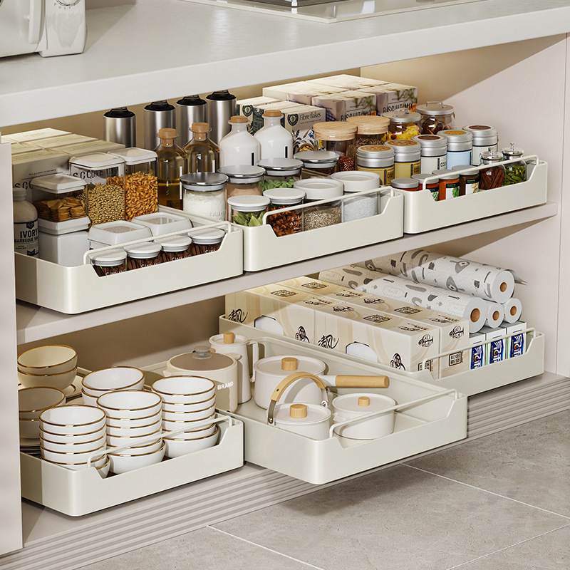 Kitchen Storage metal holdetr  - огляд і ціна Drawer Organizer Tray