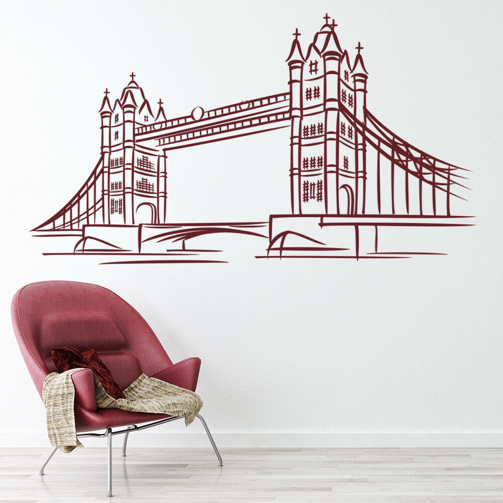 Wall Sticker Tower Bridge of L - огляд і ціна Office Furniture London