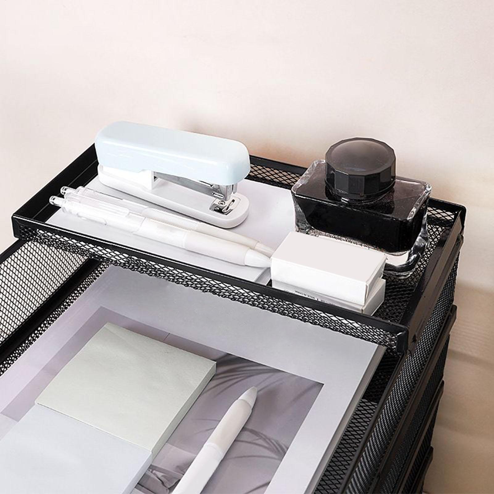 Desk Trays Metal Mesh Stackabl - огляд і ціна Drawer Organizer Tray